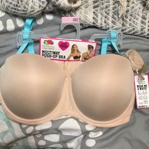 Multi-way push up bra